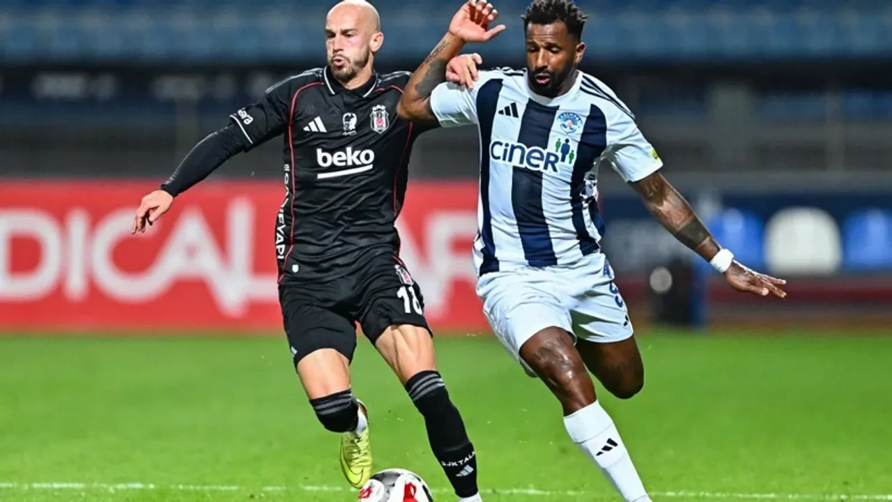 Beşiktaş deplasmanda Kasımpaşa ile 1-1 berabere kaldı
