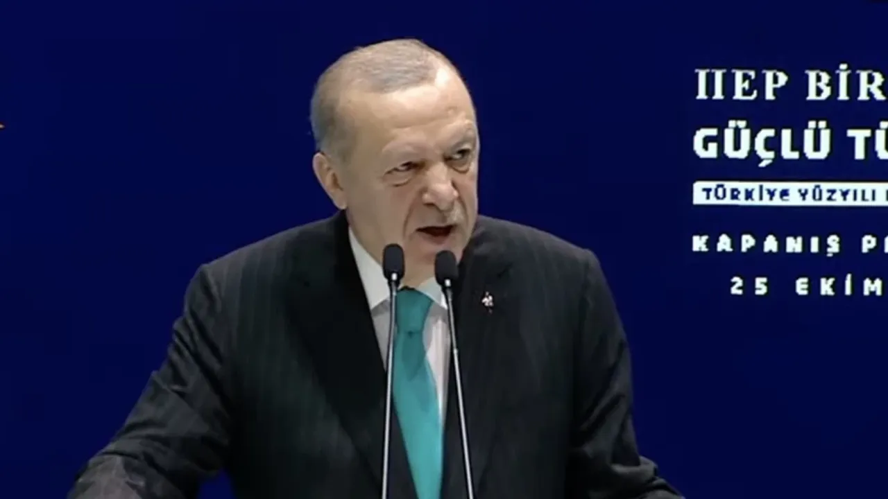 Cumhurbaşkanı Erdoğan, ‘Türkiye Yüzyılı Buluşmaları Kapanış Programı’nda konuştu