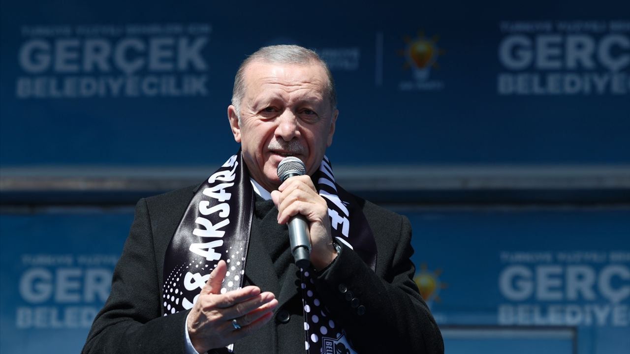 CB Erdoğan, Aksaray Mitinginde Konuştu