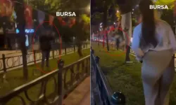 Türk Bayrağını Yakmaya Çalıştığı Öne Sürülen Şüpheli, Kadın Tepki Gösterince Kaçtı