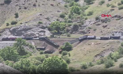 Yük Treni Raydan Çıktı