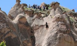 Kapadokya'da Sıcak Hava Balonu, Kayalıklara Zorunlu İniş Yaptı