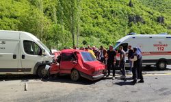 Minibüs İle Otomobil Çarpıştı; 2 Ölü, 1 Yaralı