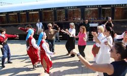 Tarihi Orient Express, Kapıkule'de Halk Oyunları Gösterileriyle Karşılandı