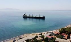 Tekirdağ'da Kuru Yük Gemisi Karaya Oturdu