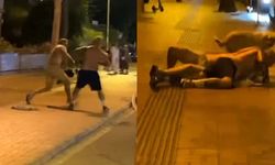 Rusların Tekme ve Yumruklu Kavgası Kamerada