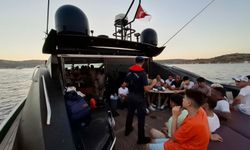 Bodrum'da Motoryatta 72 Kaçak Göçmen Yakalandı