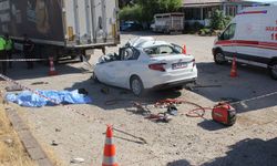 TIR'a Çarpan Otomobildeki Baba ve 3 Çocuğu Öldü