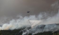 Çanakkale'deki Orman Yangını 2'nci Gününde de Devam Ediyor