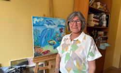 Resim tutkusundan vazgeçmeden gırtlak kanserini yendi