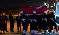 Hırvatistan'da düşen yangın uçağında şehit olan Pilot Bahar'ın naaşı Türkiye'ye getirildi