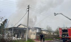 Kocaeli'de üretim tesisinde yangın