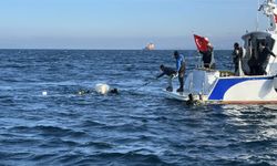 Çanakkale Boğazı'nda hayalet ağ temizliği yapıldı