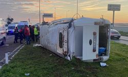 Aydın'da işçi servis minibüsü devrildi; 16 yaralı