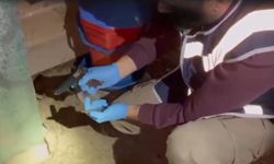 Çatıdaki kuş kümesine gizlemiş uyuşturucu ve silah ele geçirildi