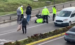 Kontrol noktasında kaçmaya çalışırken motosikletiyle polise çarptı