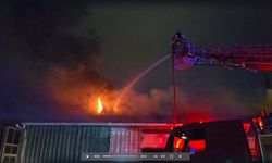 Edirne'de mobilya imalathanesinde yangın