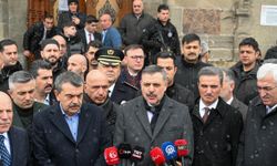 İçişleri Bakanı Çiftçi ile Milli Eğitim Bakanı Tekin, bayramı Erzurum'da karşıladı