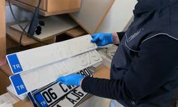 Sahte plaka basıp, satan şüphelilere operasyon; 4 tutuklama