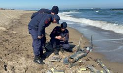 Sakarya'da sahilde parçalanmış insansız hava aracı bulundu