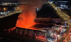 Ankara'da medikal malzeme üretilen fabrikada yangın; 35 kişi tahliye edildi