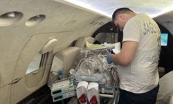 Çanakkale’de 54 günlük bebek, ambulans uçakla Ankara’ya sevk edildi
