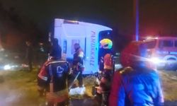 Balıkesir'de yolcu otobüsü devrildi; 3 ölü, 31 yaralı
