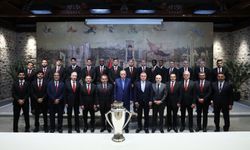 Cumhurbaşkanı Erdoğan, Süper Lig şampiyonu Galatasaray’ı kabul etti