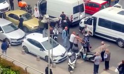 Esenyurt'ta yol verme tartışmasında minibüsten inip kuryeyi dövdüler