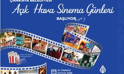 Çankaya'da Açık Hava Sinema Günleri Başlıyor