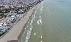Samsun'da 'denize girmeyin' uyarısı