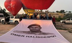 Sıcak hava balonları, 15 Temmuz için Türk bayrakları ile havalandı