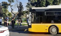 Tramvay İETT Otobüsüyle Çarpıştı