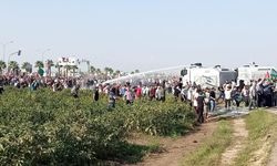 İncirlik Üssü’ne Girmeye Çalışan Gruba TOMA Müdahale Etti