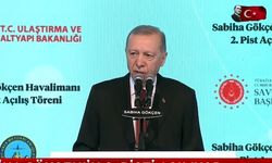 CB Erdoğan, Sabiha Gökçen Havalimanı 2. Pist Açılışında Konuşuyor..