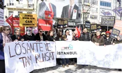 İstanbul'da "LÖSEV" Protestosu