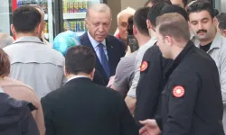 CB Erdoğan Bir Akaryakıt İstasyonunu Ziyaret Etti