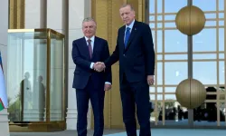 CB Erdoğan, Özbekistan Cumhurbaşkanı Mirziyoyev'i Resmi Törenle Karşıladı