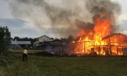 Bolu'da Yayla Evi Alev Alev Yandı!