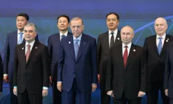 Cumhurbaşkanı Erdoğan, ŞİÖ Zirvesi Aile Fotoğrafı Çekimine Katıldı