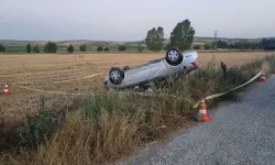 Çorum'da Kontrolden Çıkan Otomobil Takla Attı:  1 Ölü 3 Yaralı