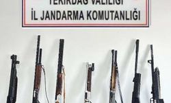 Jandarmanın Operasyonunda Bir Evde Çok Sayıda Silah ve Mühimmat Ele Geçirildi