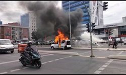 Kartal'da Adalet Sarayı Önünde Aracını Ateşe Veren Şahıs Tutuklandı