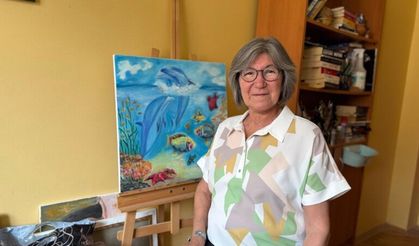 Resim tutkusundan vazgeçmeden gırtlak kanserini yendi