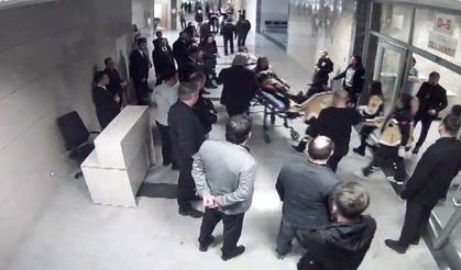 Savcının hakime silahlı saldırısı sonrası yaşananların görüntüleri ortaya çıktı