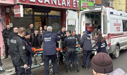 Kasapta elini kaptırdığı kıyma makinesiyle hastaneye götürüldü