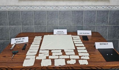 Peçeteye emdirilmiş uyuşturucuyla yakalanan şüpheli tutuklandı