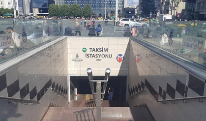 Taksim'deki metro istasyonları geçici süreyle kapatıldı