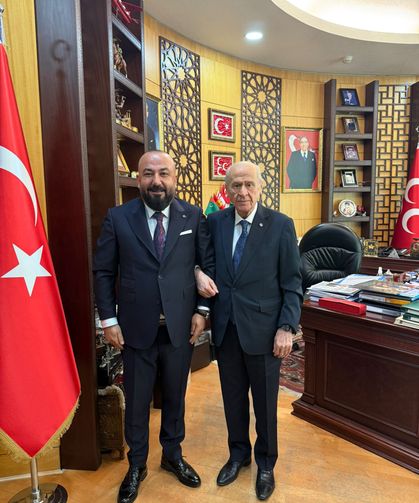 İş insanı Tahsin Çimen'den, Devlet Bahçeli'ye Ziyaret