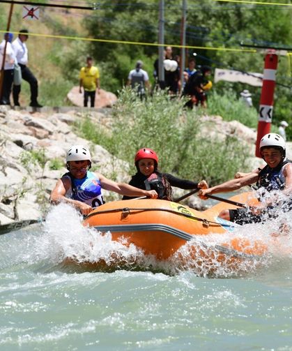 Türkiye Rafting Şampiyonası, Van'da başladı